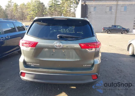 2018 Toyota Highlander Le Plus из США, поврежденный, VIN 5TDBZRFH7JS911151